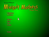 Das Minigolf Madness Hauptmenü
